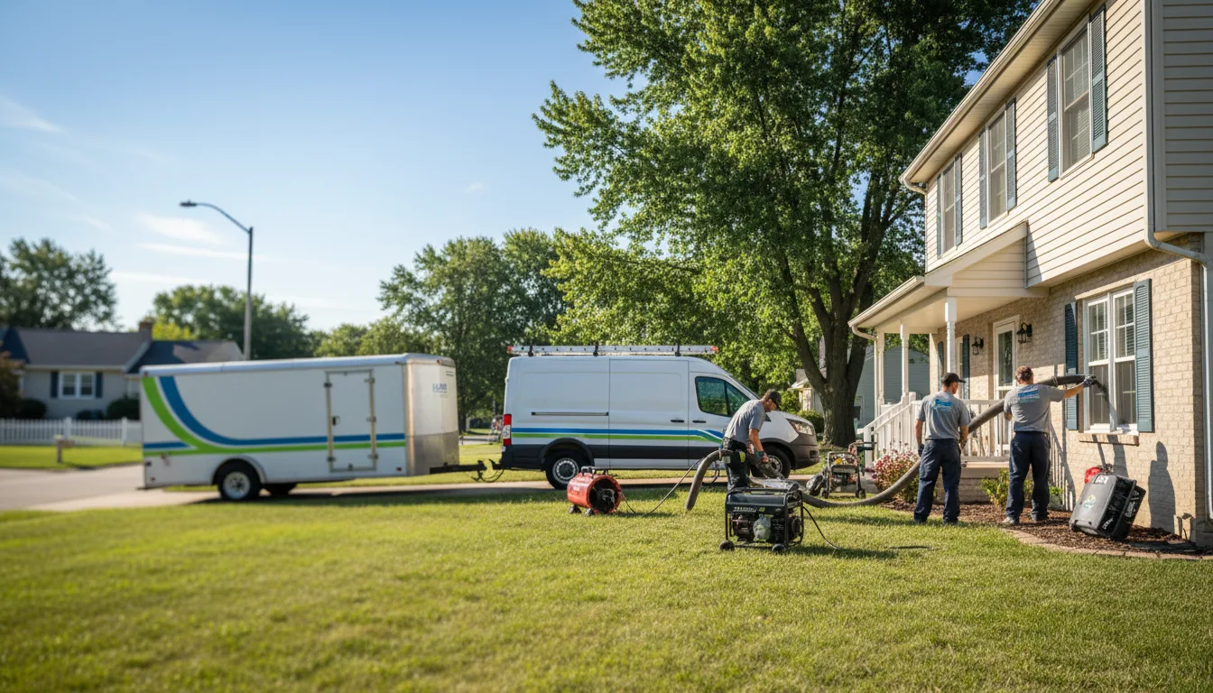 Flooded Basement Restoration And Cleanup With Repair in Wilton, IA near me